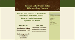 Desktop Screenshot of patokalakecabinsales.com